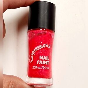 NWT EXPRESSIONS NAIL NEON GLITTERY-PINK! MIX ANY 2 FOR $10!